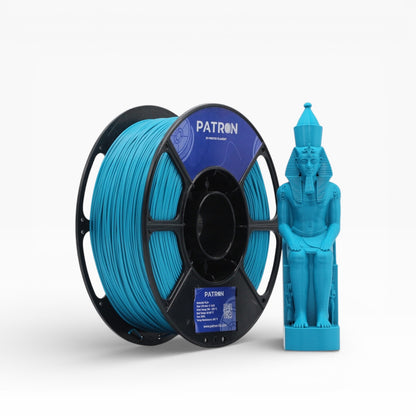 Patron PLA+ 3D Printer Filament — Cyan