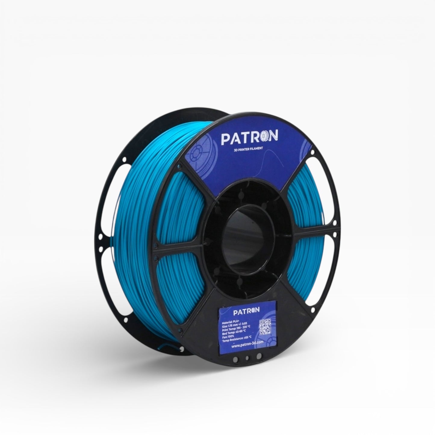 Patron PLA+ 3D Printer Filament — Cyan