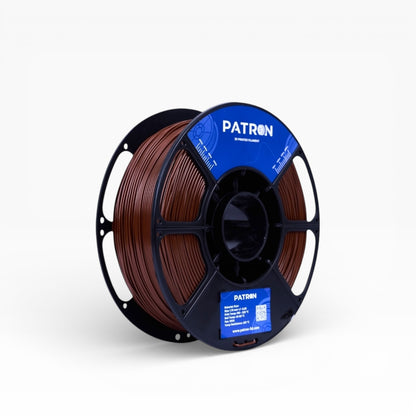 Patron PLA+ 3D Printer Filament — Dark Brown