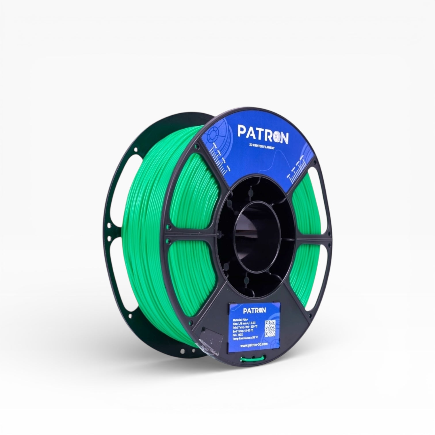Patron PLA+ 3D Printer Filament — Green
