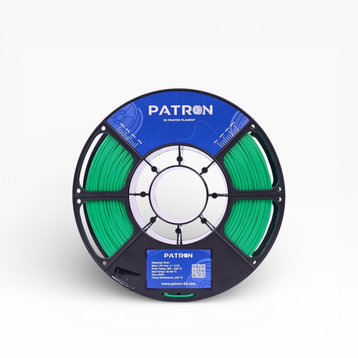 Patron PLA+ 3D Printer Filament — Green