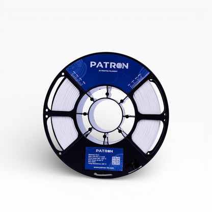 Patron PLA+ 3D Printer Filament — Milky White