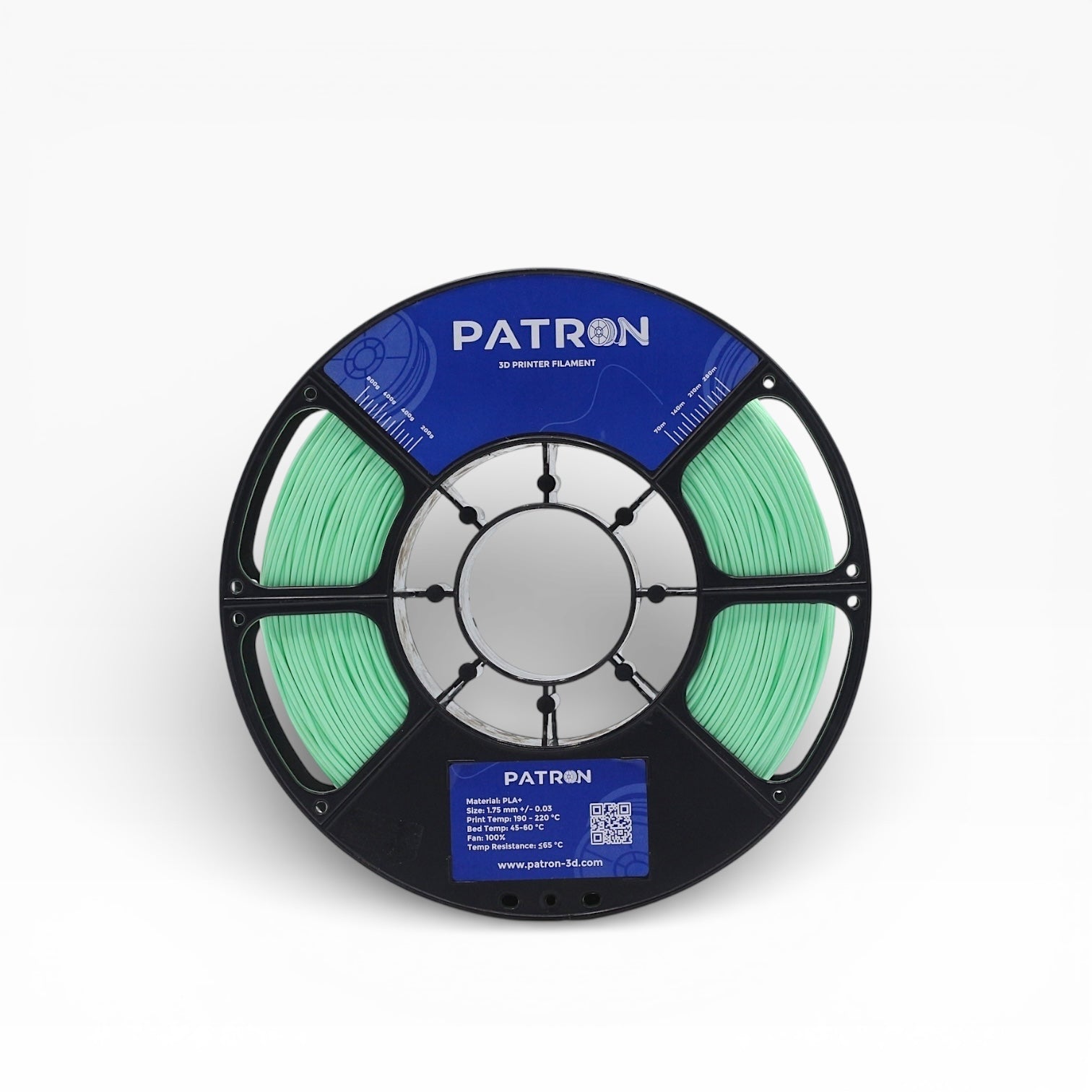 Patron PLA+ 3D Printer Filament — Mint Green