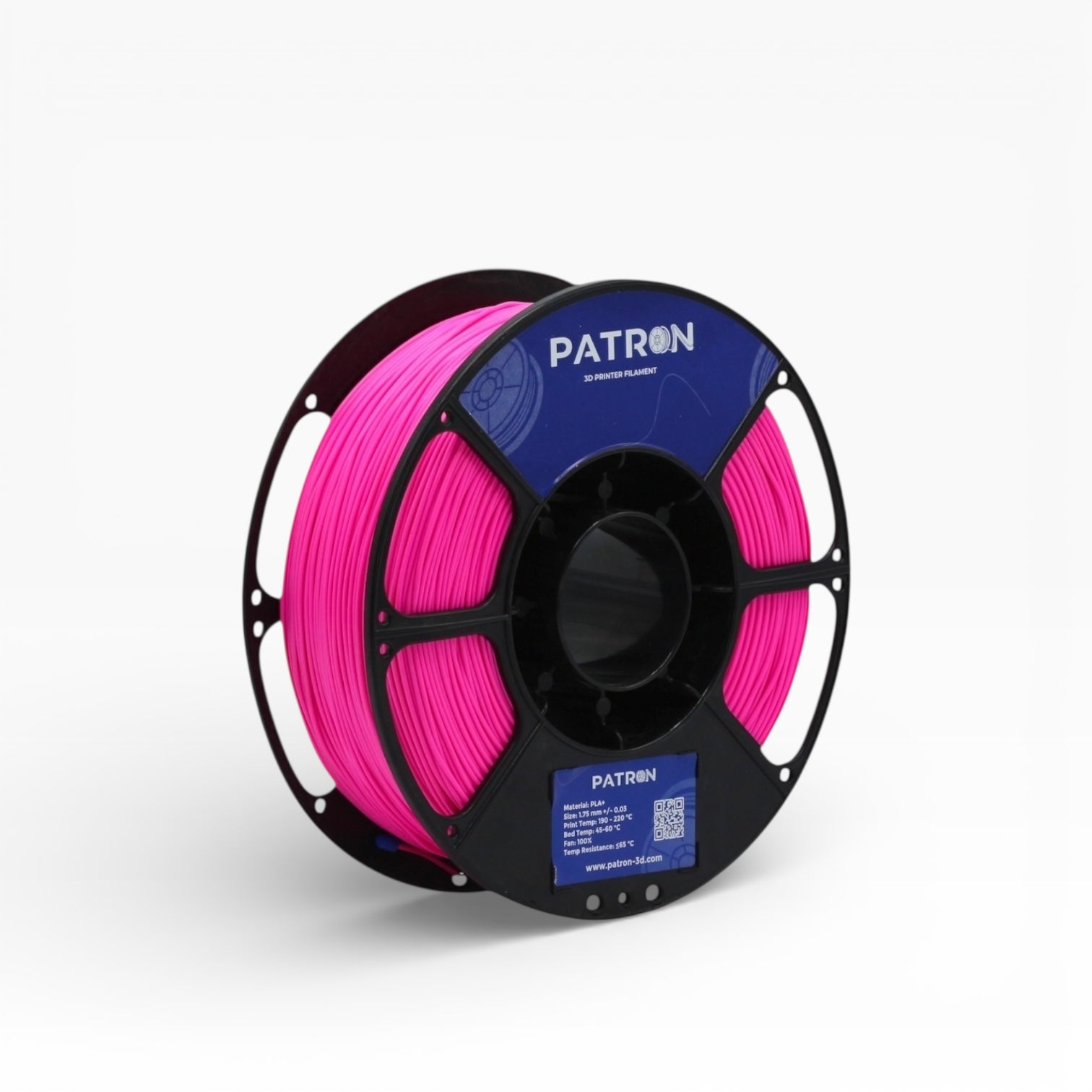 Patron PLA+ 3D Printer Filament — Neon Pink