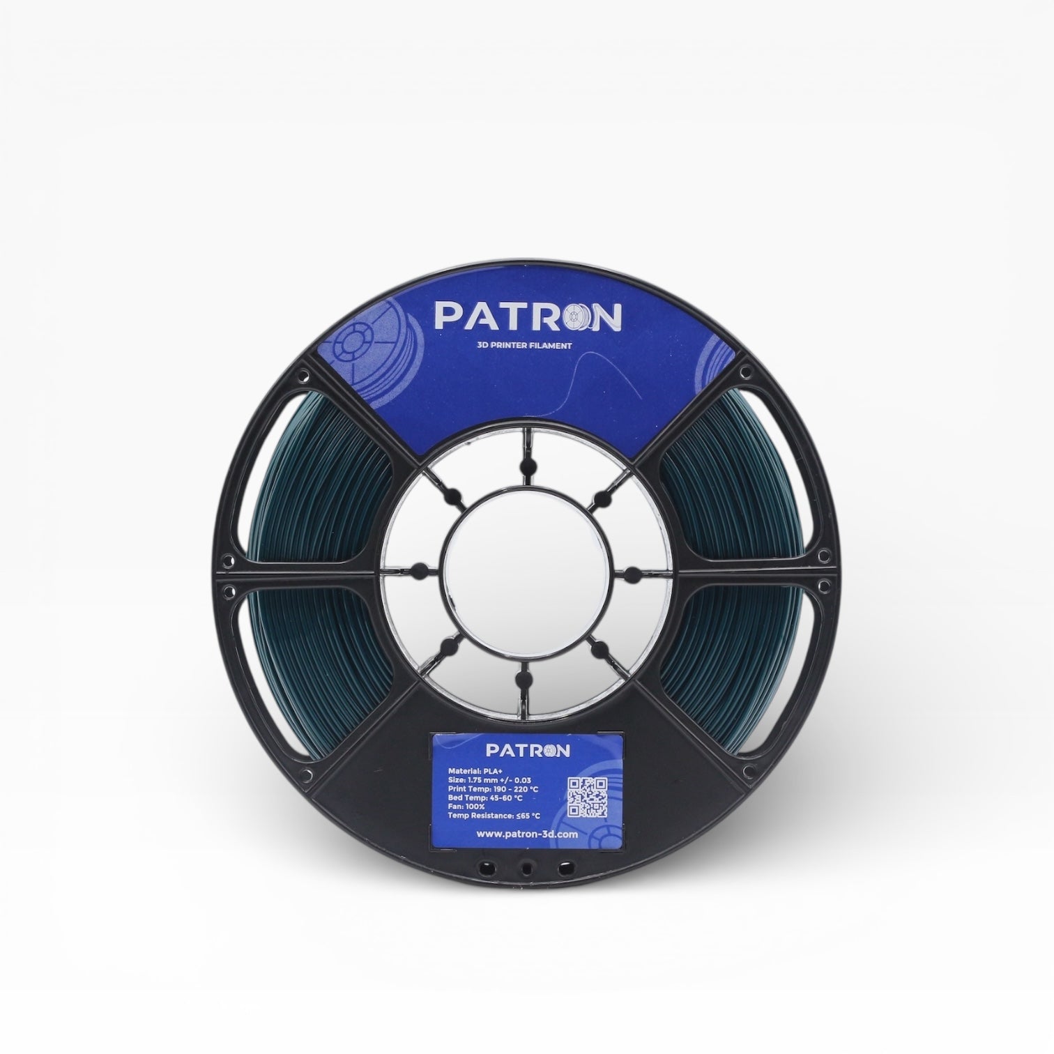 Patron PLA+ 3D Printer Filament — Oil Green