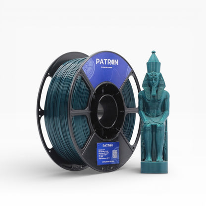 Patron PLA+ 3D Printer Filament — Oil Green