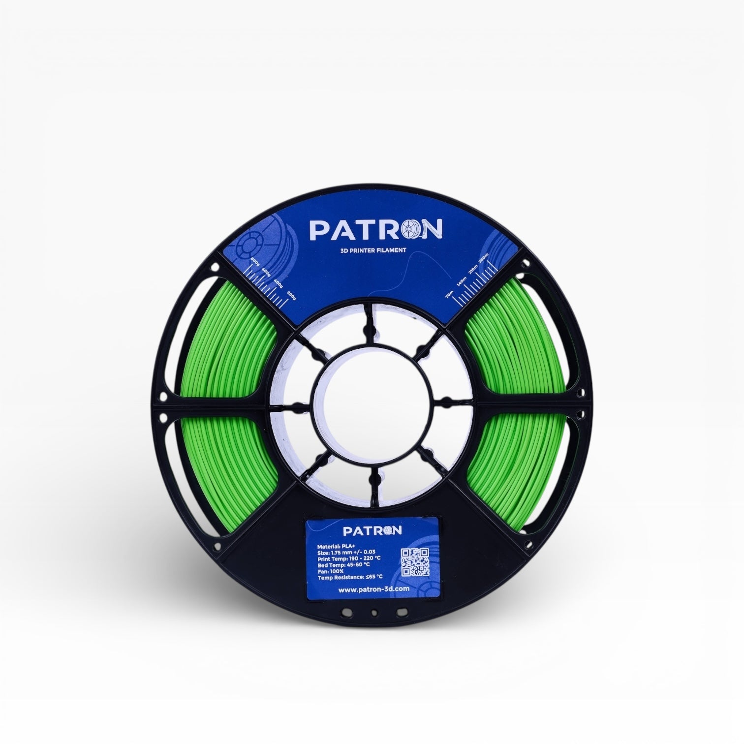 Patron PLA+ 3D Printer Filament — Peak Green
