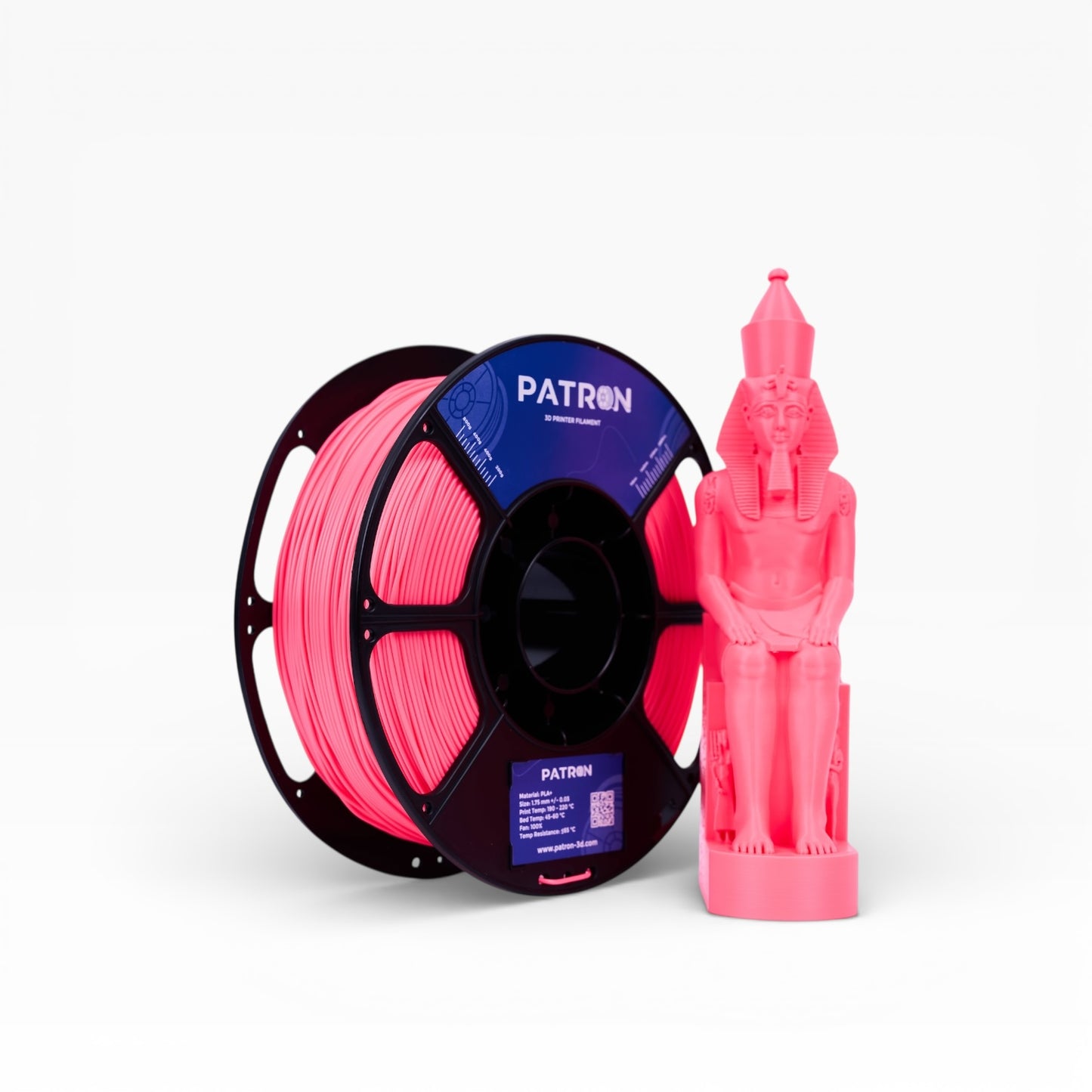 Patron PLA+ 3D Printer Filament — Pink