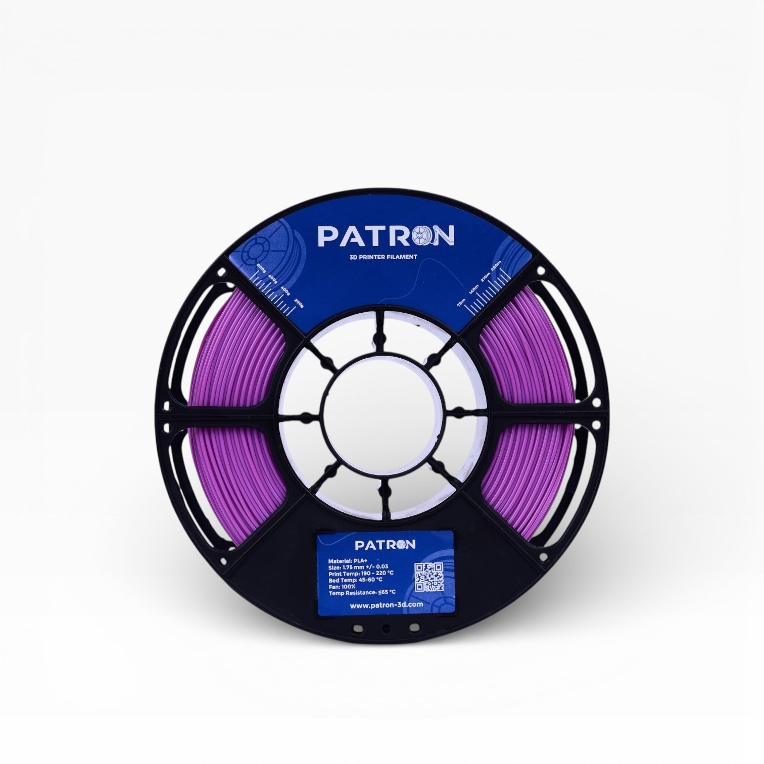 Patron PLA+ 3D Printer Filament — Purple