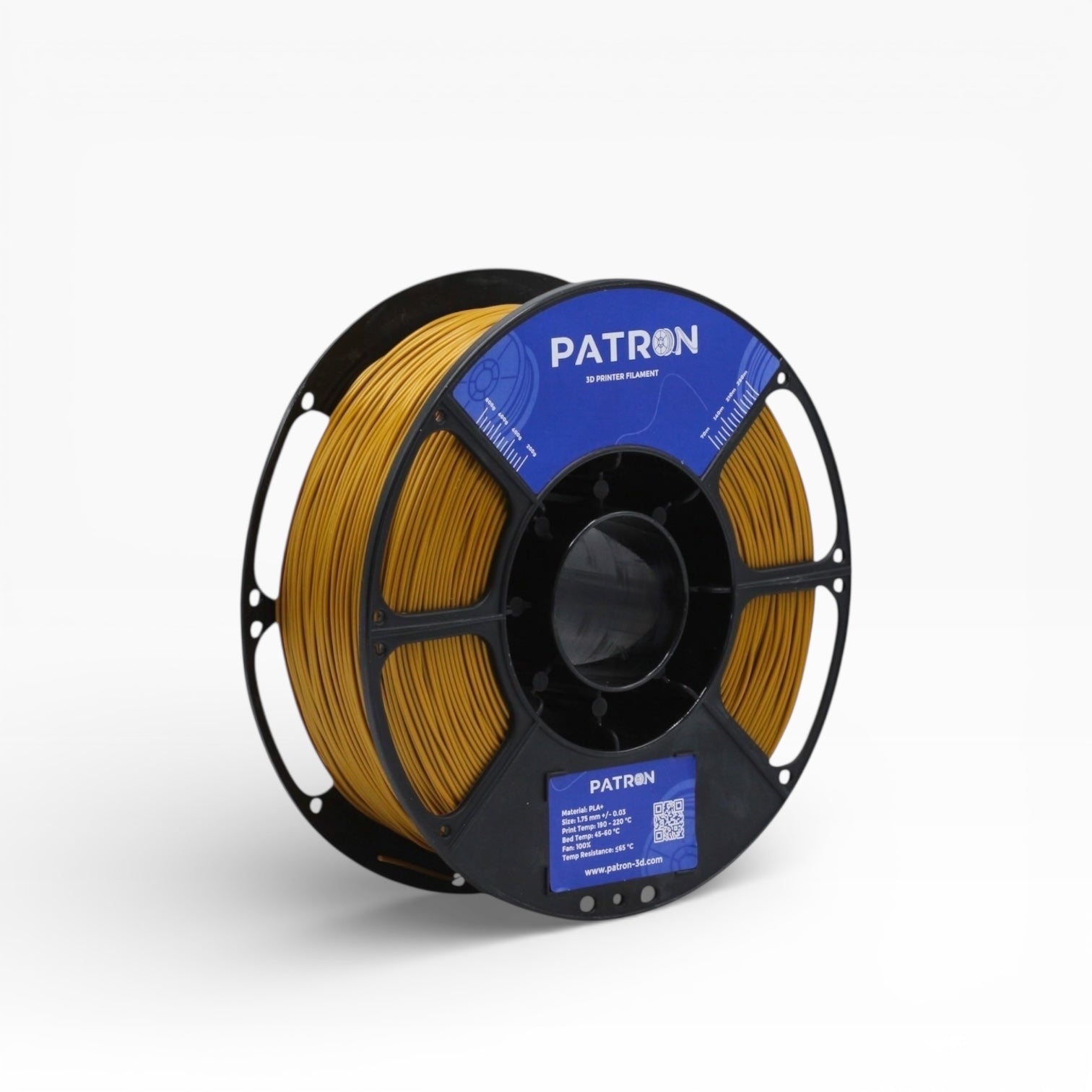 Patron PLA+ 3D Printer Filament — Royal Gold