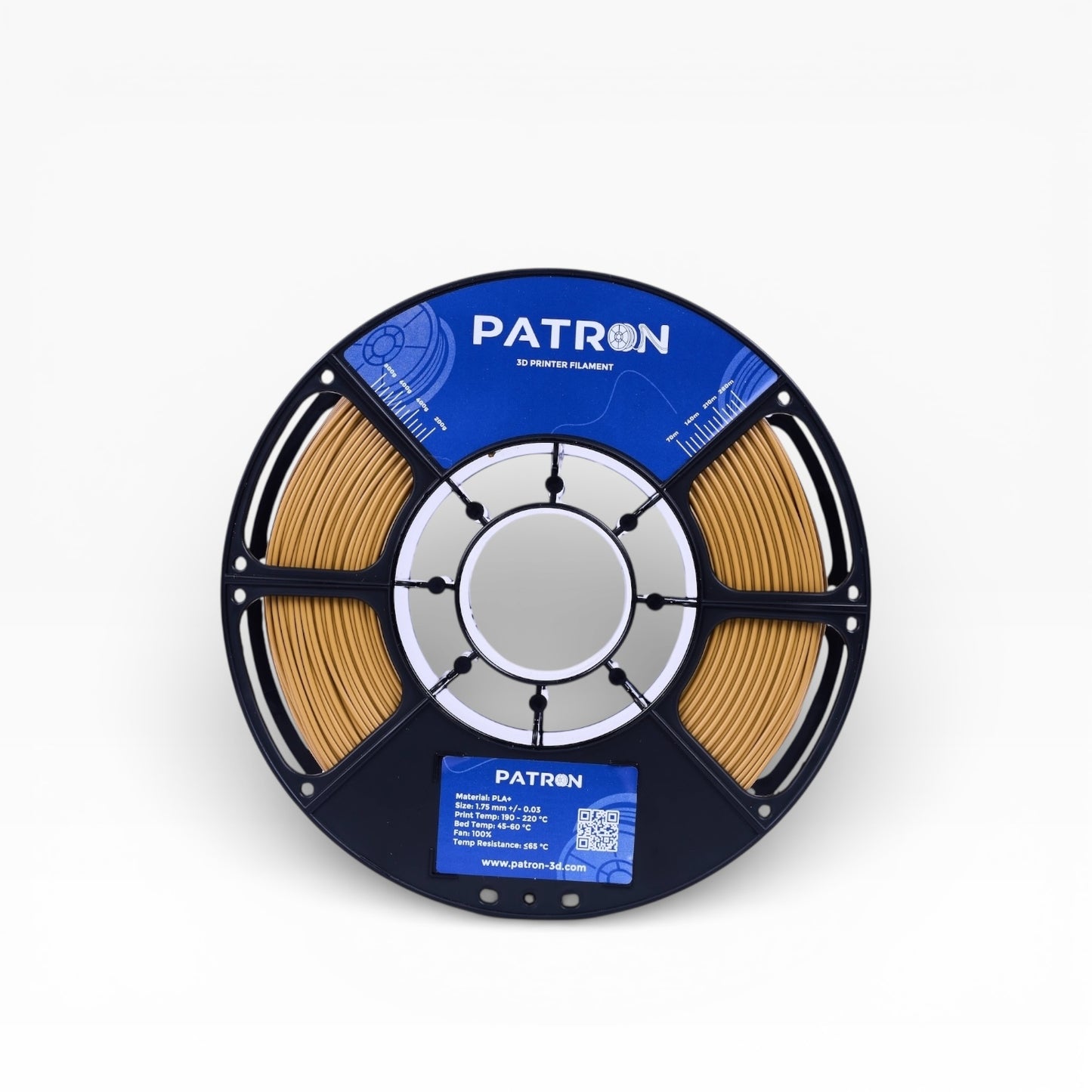 Patron PLA+ 3D Printer Filament — Sand Brown