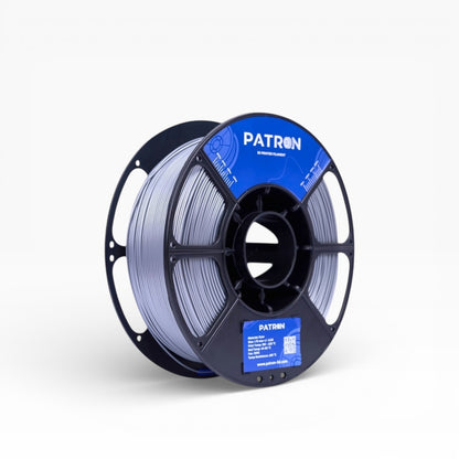 Patron PLA+ 3D Printer Filament — Silver