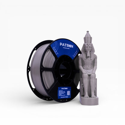 Patron PLA+ 3D Printer Filament — Space Grey