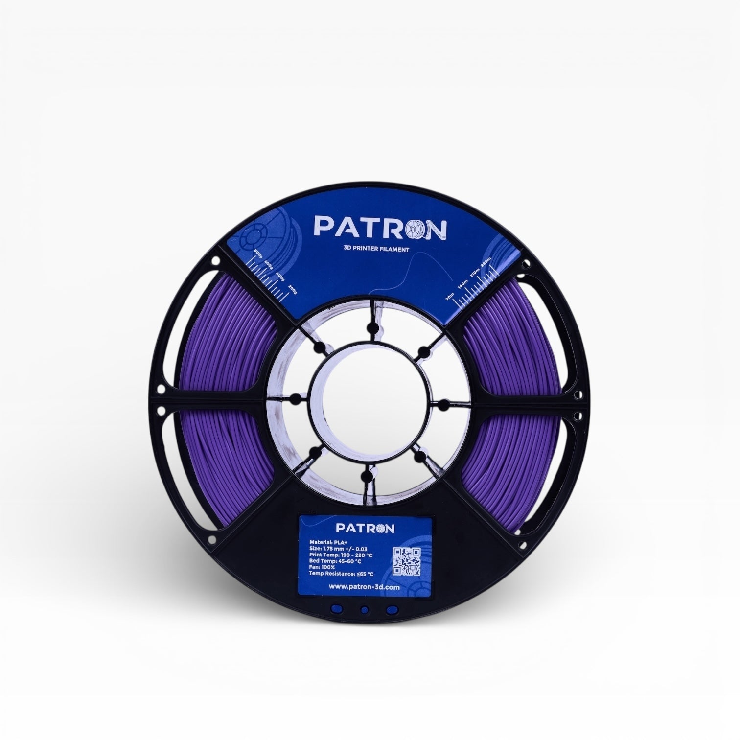 Patron PLA+ 3D Printer Filament — Violet