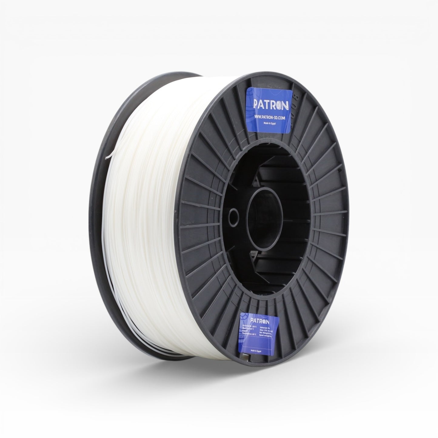 Patron PLA+ 3D Printer Filament — White (3 kg)